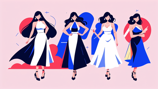 elegant hot evening dress