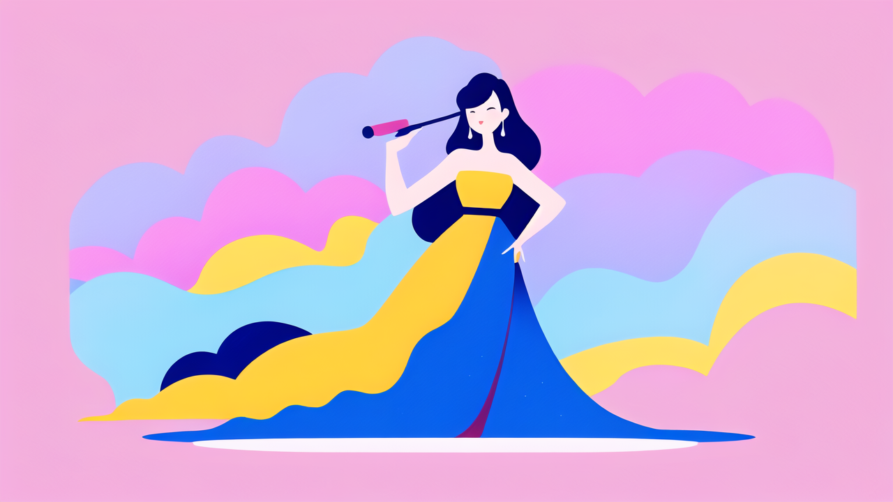 colorful prom dress