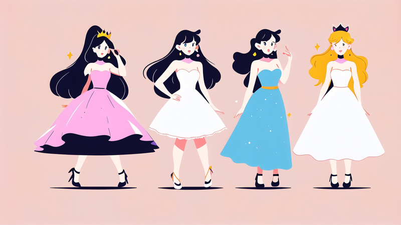 girls' ball gown dresses