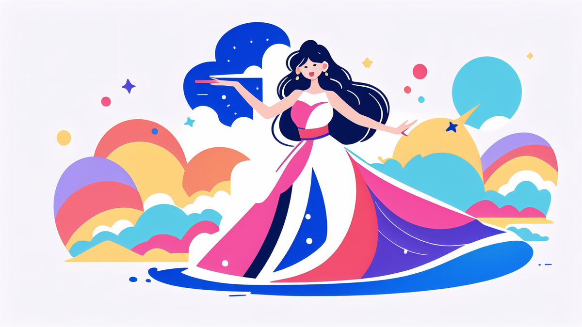 colorful prom dress