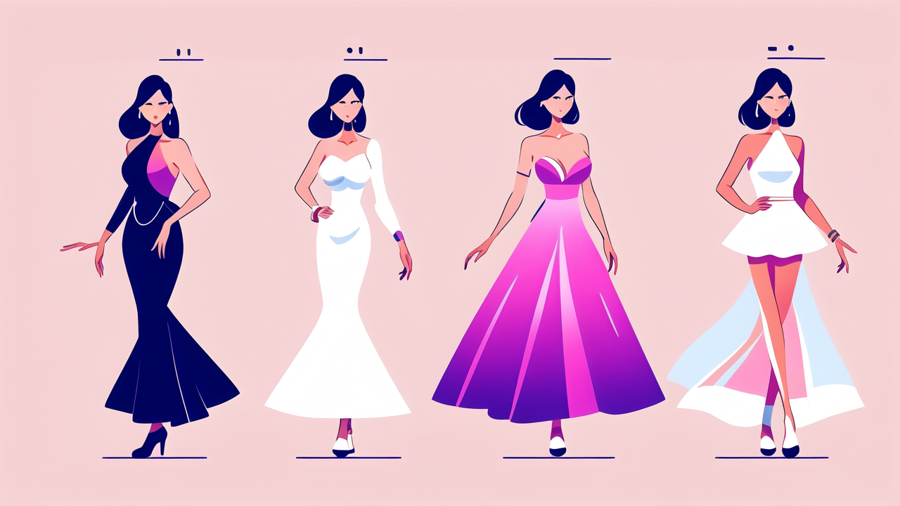 aesthetic evening gown