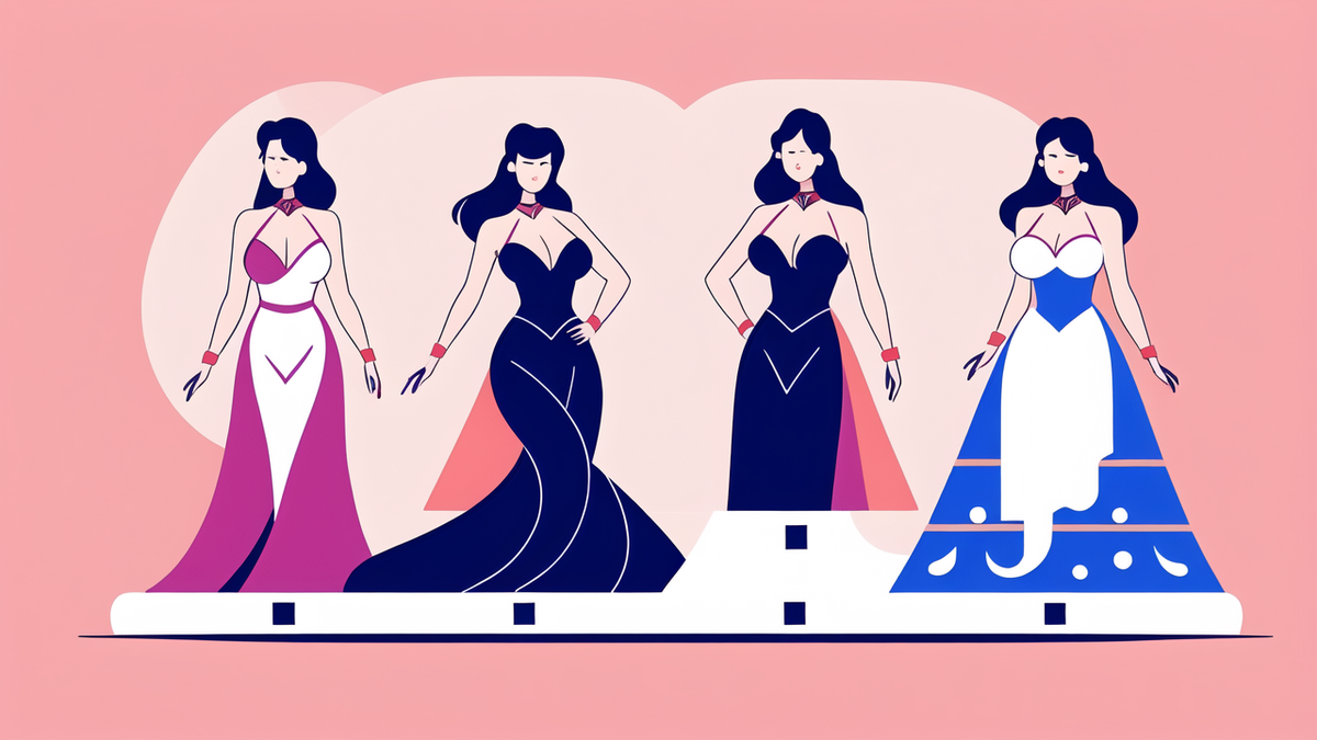 corset evening dress