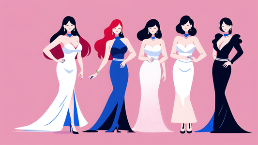 aesthetic evening gown