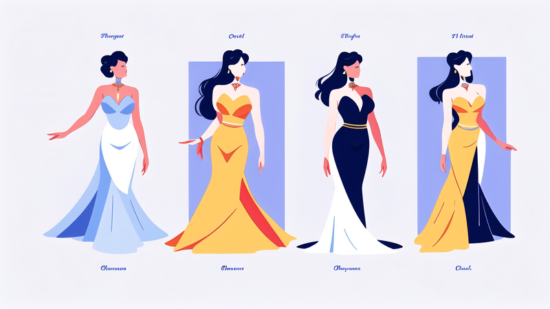 aesthetic evening gown
