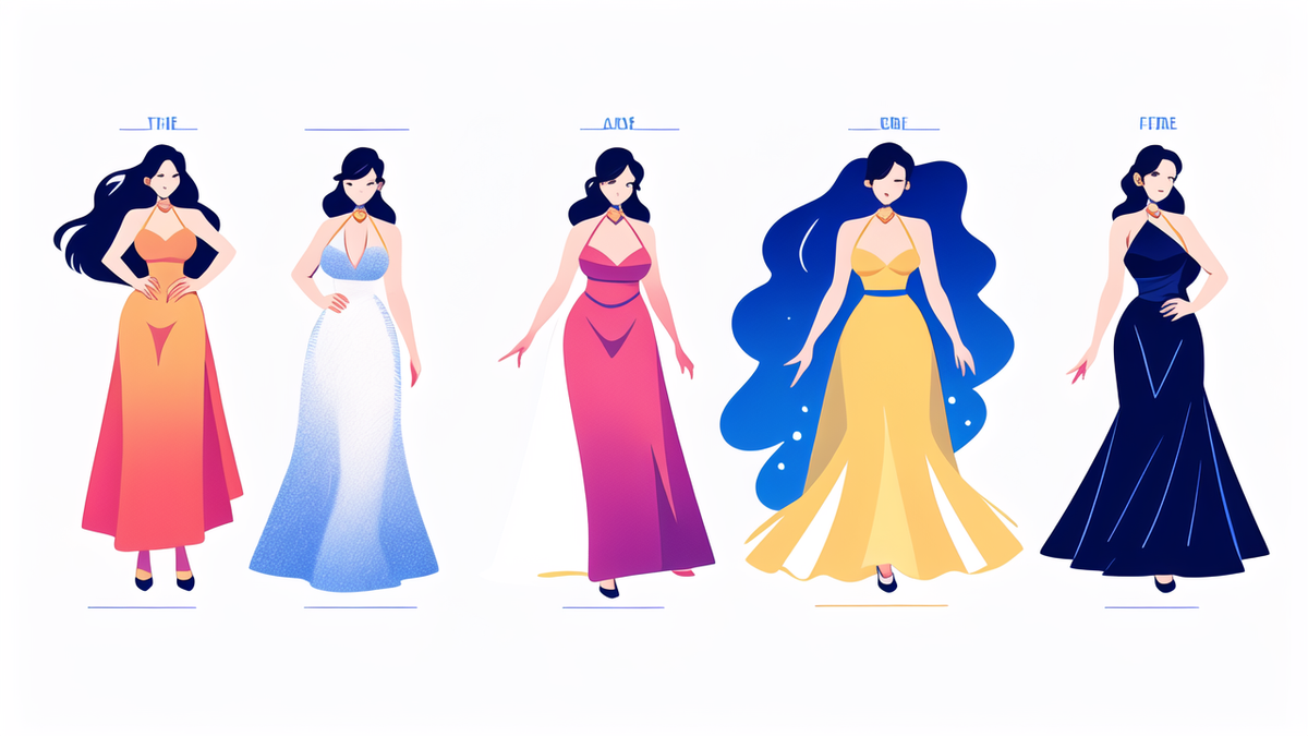 aesthetic evening gown