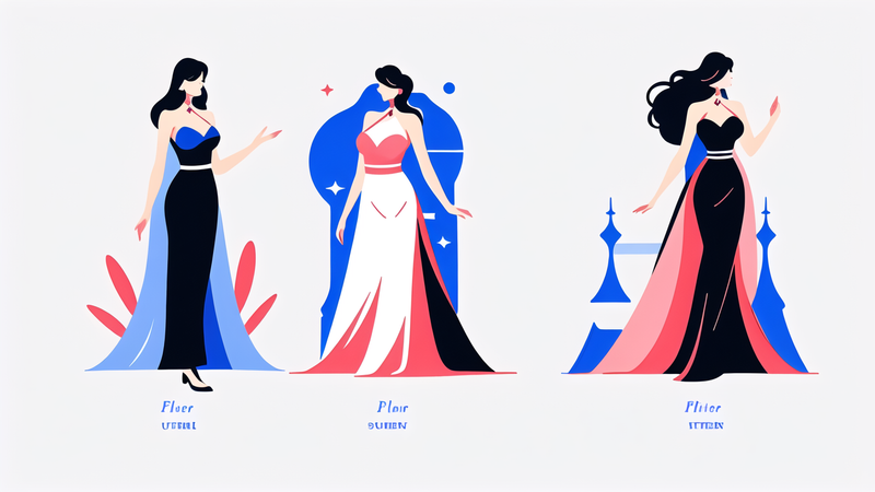 aesthetic evening gown