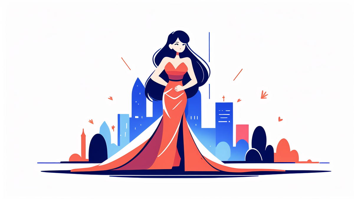 aesthetic evening gown