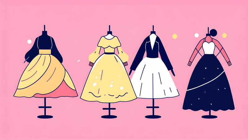 ball gown skirts and tops