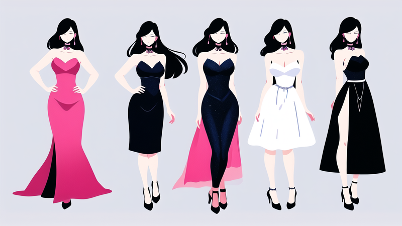 corset evening dress