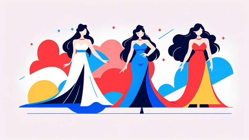aesthetic evening gown