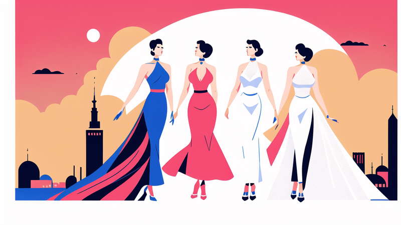 aesthetic evening gown