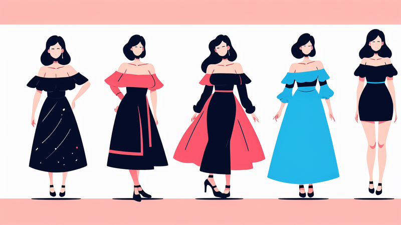 evening off shoulder dress