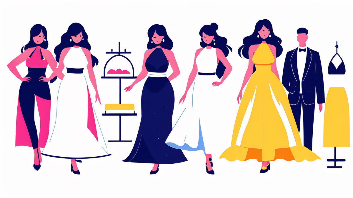 colorful prom dress