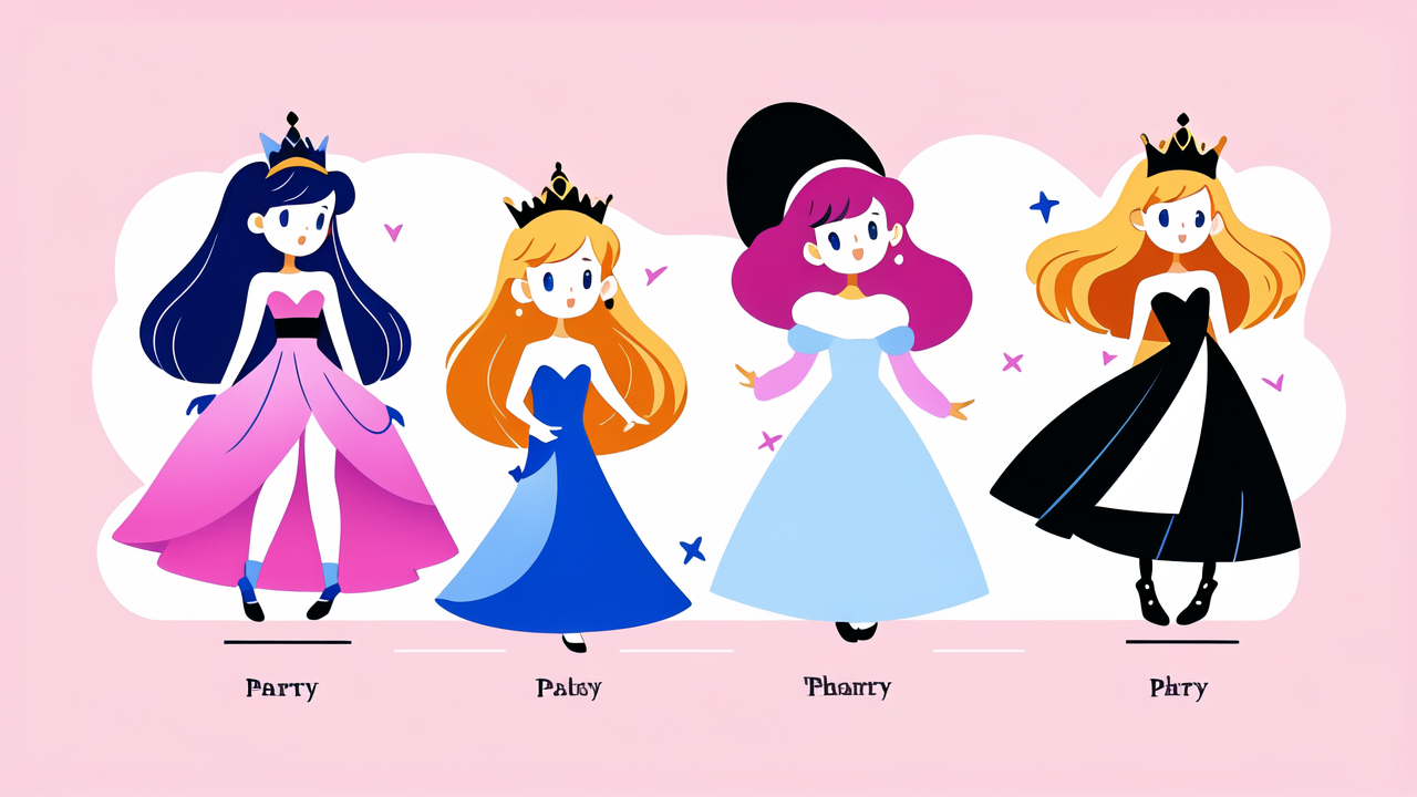 princess party dress