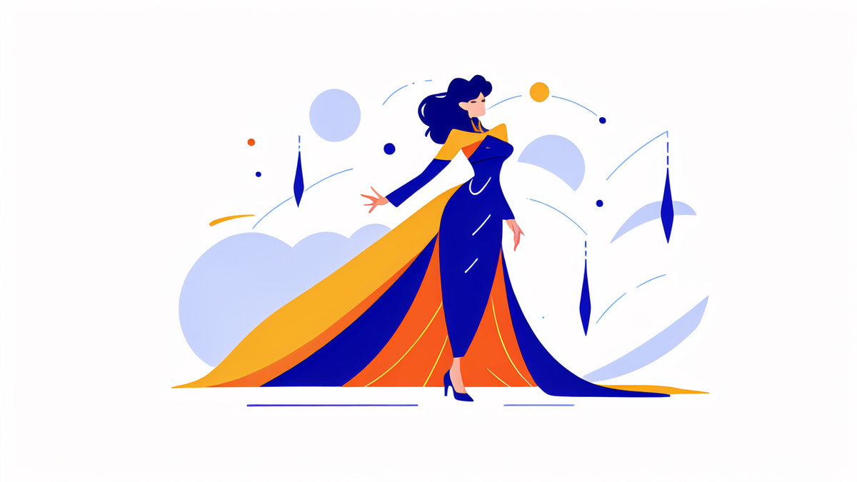 aesthetic evening gown