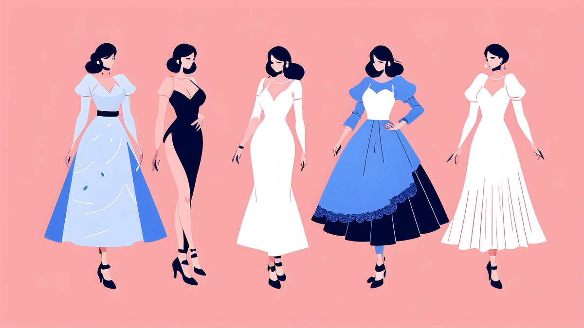 elegant hot evening dress