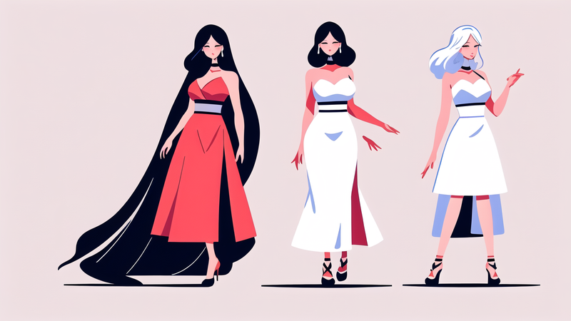 aesthetic evening gown