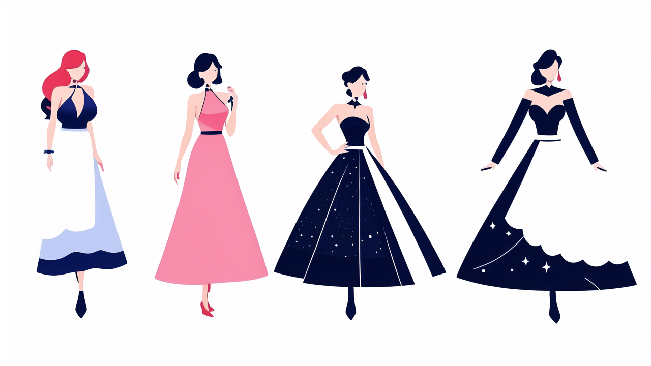 aesthetic evening gown
