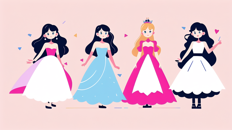 girls' ball gown dresses