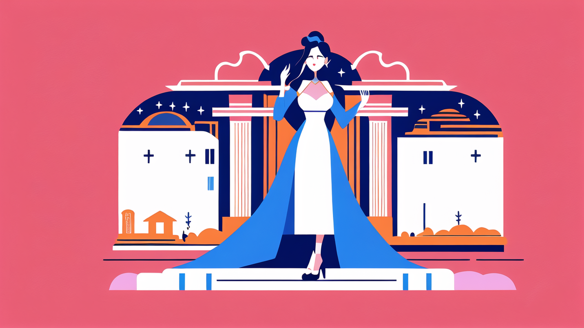 aesthetic evening gown
