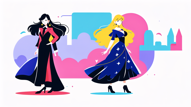 colorful prom dress