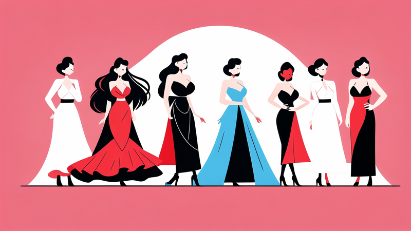 aesthetic evening gown