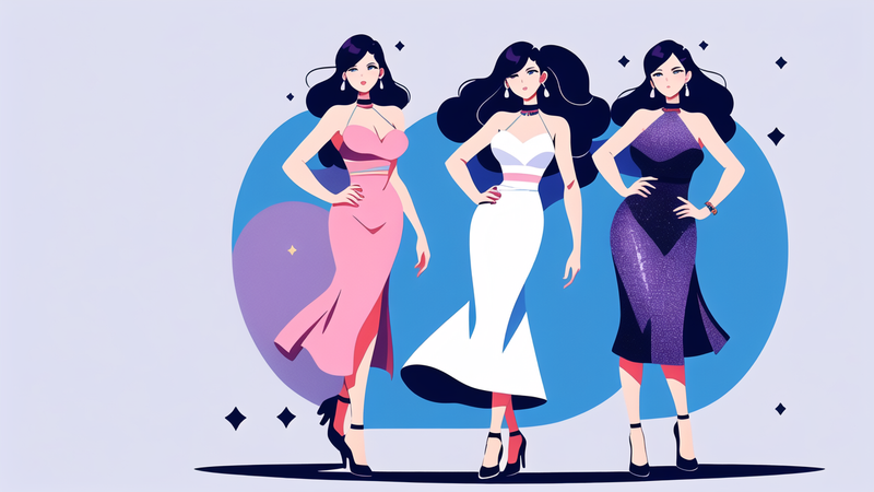 aesthetic evening gown