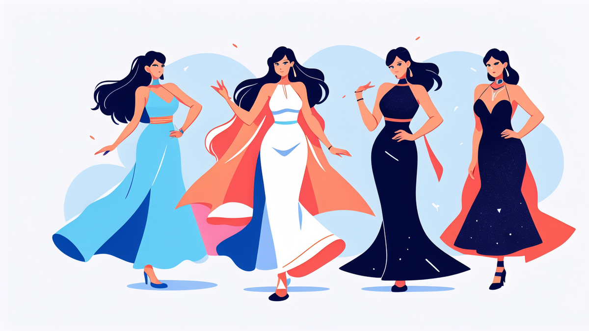 aesthetic evening gown