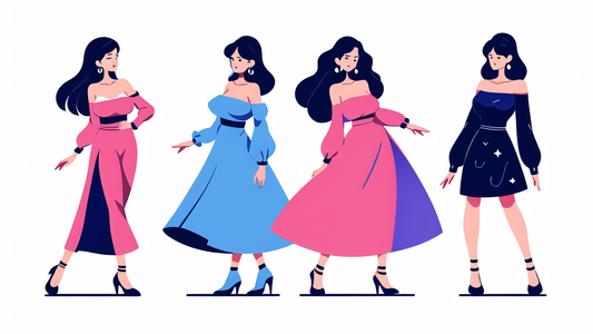 evening off shoulder dress