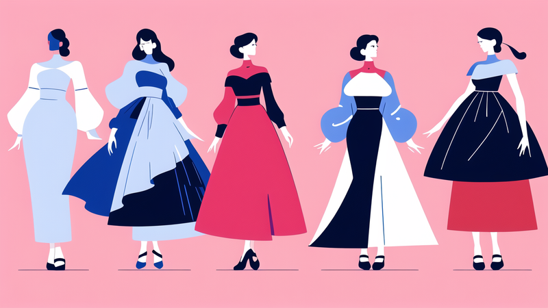 aesthetic evening gown