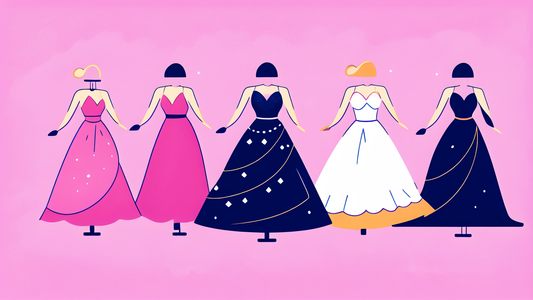 colorful prom dress