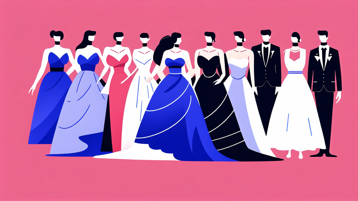 Dressing Royalty: The Emergence of Custom Ball Gowns and Evening Dresses in US Fashion News