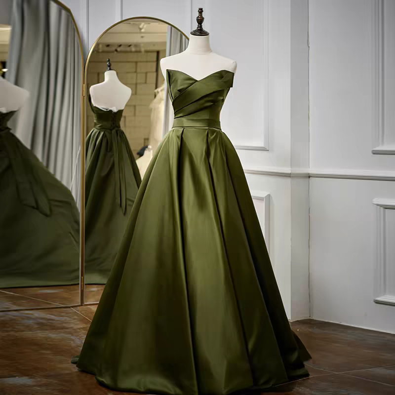 Olive Green is the Must-Have Color for 2026 Prom & Weddings