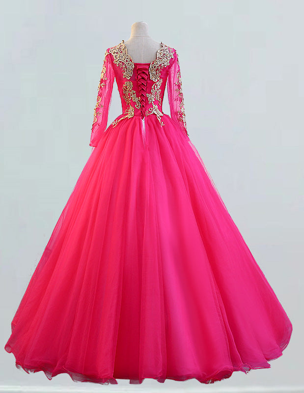 a dress on a mannequin on a white background