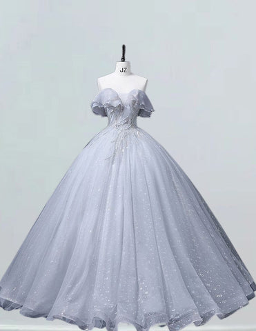 a white ball gown on a mannequin