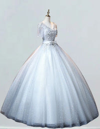 a white ball gown on a mannequin