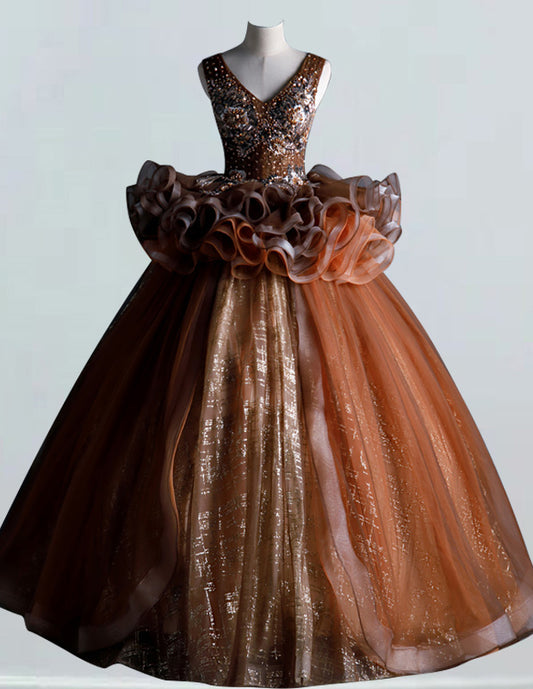 a dress on a mannequin on a table